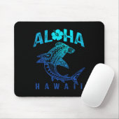 Aloha Hawaii Tril Shark Polynesian Hawaiian Beach  Mousepad (Mit Mouse)