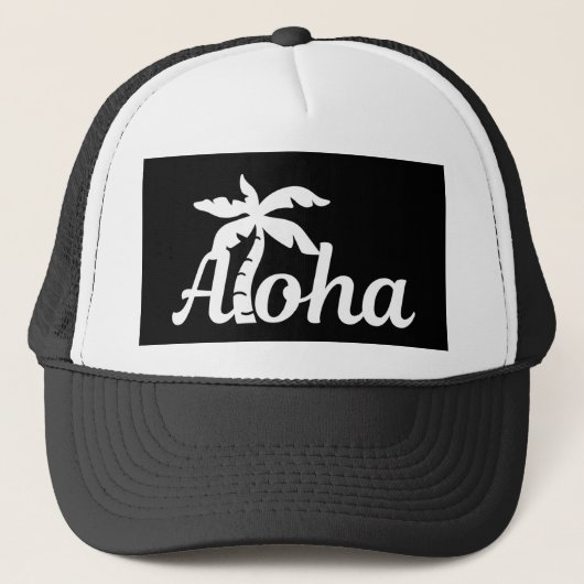 Aloha Hawaii Truckerkappe (Vorderseite)