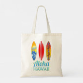 Aloha Hawaii Vintag Retro Surfboards Surfing765 Tragetasche (Rückseite)
