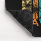 Aloha Hawaii Vintage-Surfbrett  Mousepad (Ecke)
