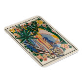 Aloha Hawaii Vintage Travel  Magnet (Rechte Seite)