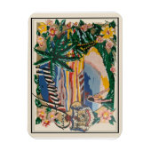 Aloha Hawaii Vintage Travel  Magnet (Vertikal)