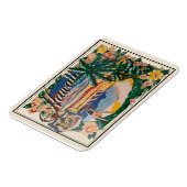 Aloha Hawaii Vintage Travel  Magnet (Linke Seite)