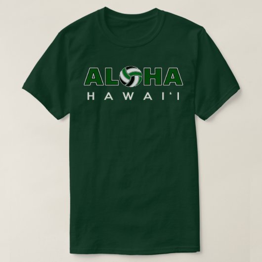 ALOHA Hawaii Volleyball T-Shirt (Design vorne)