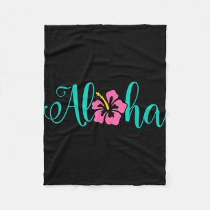 Aloha Hawaii von der Insel - Fühle das Aloha Fleecedecke