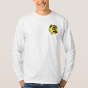 Aloha Hawaii Wahine Button-oben T - Shirt