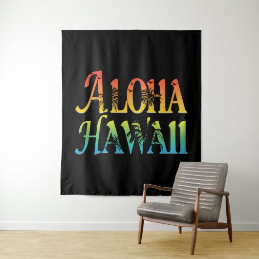 Aloha Hawaii Wandteppich (Beispiel)