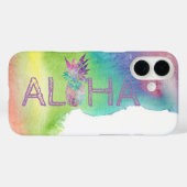 Aloha Hawaiian Ananas, Aquarellpflasche Case-Mate iPhone Hülle (Rückseite (Horizontal))