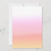 Aloha Hawaiian Ananas Girls Birthday Einladung (Rückseite)