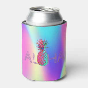 Aloha Hawaiian Ananas Ombre Holografisch Dosenkühler