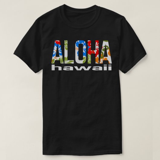 Aloha Hawaiian Blume Hawaii Funny Vacacation Surf T-Shirt (Design vorne)