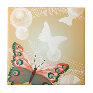 Aloha Hawaiian Butterfly Hochzeit Liebe Kunst Dest Fliese