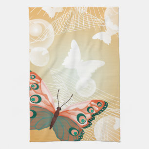 Aloha Hawaiian Butterfly Hochzeit Liebe Kunst Dest Geschirrtuch