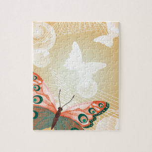 Aloha Hawaiian Butterfly Hochzeit Liebe Kunst Dest Puzzle