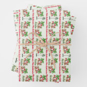 Aloha Hawaiian Christmas Wrapping Paper Geschenkpapier Set (Beispiel)