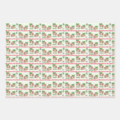 Aloha Hawaiian Christmas Wrapping Paper Geschenkpapier Set (Vorderseite 3)