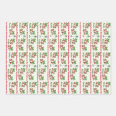 Aloha Hawaiian Christmas Wrapping Paper Geschenkpapier Set (Vorderseite)