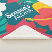 Aloha Hawaiian der tropischen Jahreszeit Sherpadecke (3/4)
