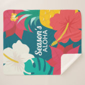 Aloha Hawaiian der tropischen Jahreszeit Sherpadecke (Vorderseite (Horizontal))