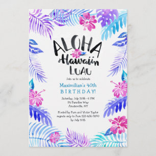 Aloha Hawaiian Einladung