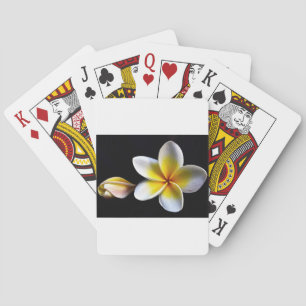 Aloha Hawaiian Frangipani Blossoms Plumerias Spielkarten