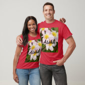 Aloha Hawaiian Frangipani Blossoms Plumerias T-Shirt (Unisex)