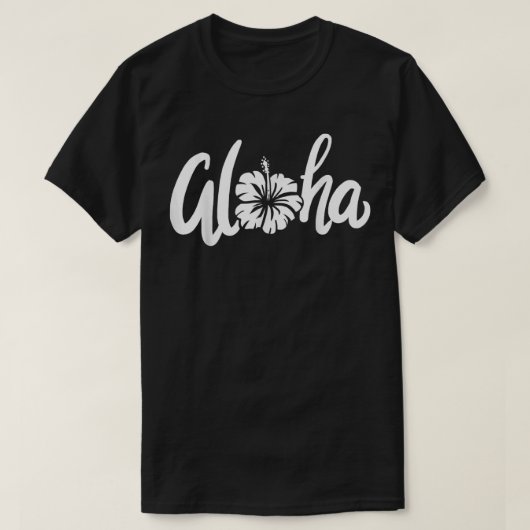 Aloha Hawaiian Hawaii T-Shirt (Design vorne)
