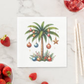ALOHA HAWAIIAN HOLIDAY CHRISTMAS THEME SERVIETTE (Beispiel)