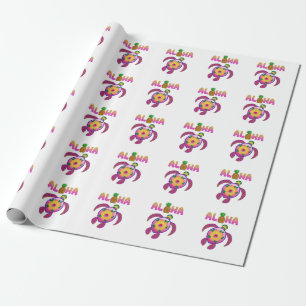 Aloha Hawaiian Honu Turtle Geschenkpapier