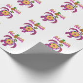 Aloha Hawaiian Honu Turtle Geschenkpapier (Ecke)