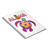 Aloha Hawaiian Honu Turtle Notizblock (Rechte Seite)