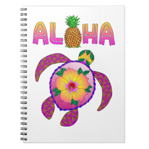 Aloha Hawaiian Honu Turtle Notizblock