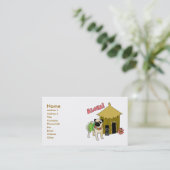 Aloha! Hawaiian Mops Business Cards benutzerdefini Visitenkarte (Stehend Vorderseite)