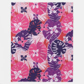 Aloha Hawaiian-Muster Fleecedecke (Vorderseite)