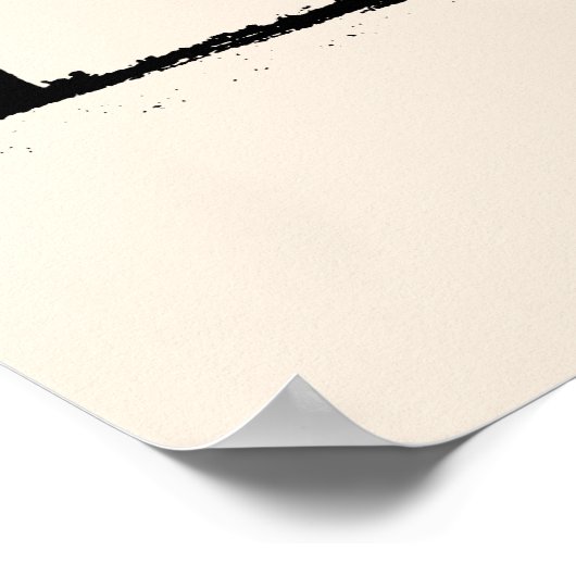 Aloha Hawaiian Palm Trees Tropics Travel Poster (Ecke)