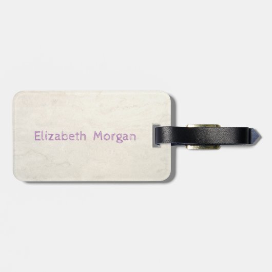 Aloha Hawaiian Pineaple-Personalisiert Gepäckanhänger (Rückseite horizontal)