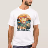 Aloha Hawaiian Pizza Lovers Funny Beach Vibes T-Shirt (Vorderseite)