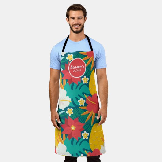 Aloha Hawaiian Schürze (Getragen)