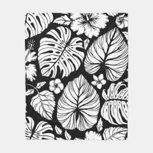 Aloha Hawaiian Shirt Nahtloses Hintergrundmuster. Fleecedecke