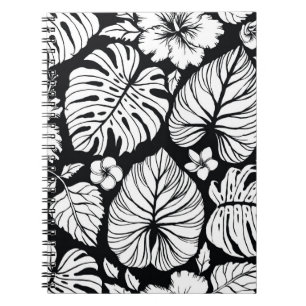 Aloha Hawaiian Shirt Nahtloses Hintergrundmuster. Notizblock