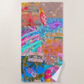 Aloha Hawaiian Strandtuch (Vorderseite)