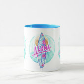 Aloha Hawaiian Surfer Tasse (Zentrum)