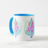 Aloha Hawaiian Surfer Tasse (Vorderseite Links)