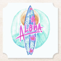 Aloha Hawaiian Surfer Untersetzer