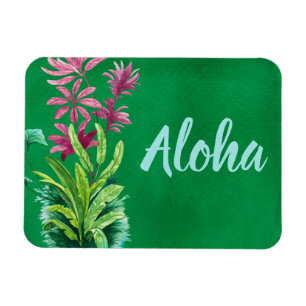Aloha Hawaiian Tropical Blume Cruise Cabin Magnet