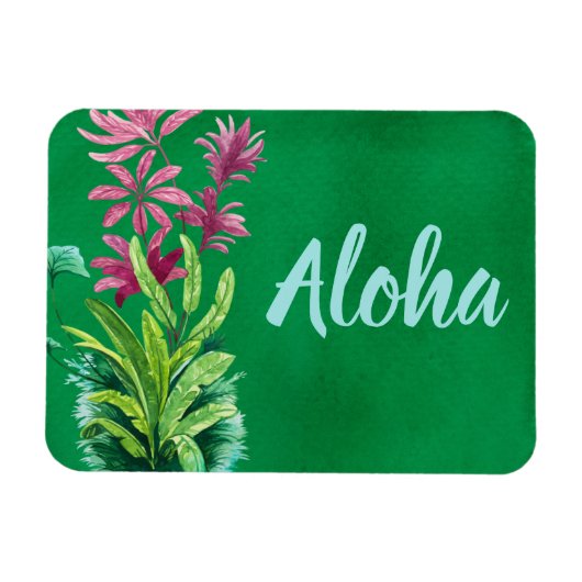 Aloha Hawaiian Tropical Blume Cruise Cabin Magnet (Horizontal)