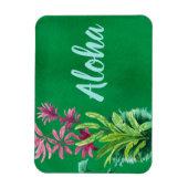Aloha Hawaiian Tropical Blume Cruise Cabin Magnet (Vertikal)