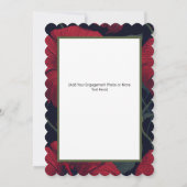 Aloha Hawaiian Wedding Red Hibiskus Einladung (Rückseite)