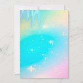 Aloha hawaiianischer Hula über den tropischen Gebu Einladung (Rückseite)