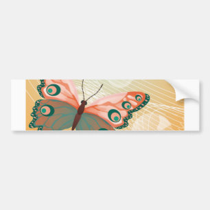 Aloha Hawaiianischer Schmetterling Hochzeit Liebe Autoaufkleber